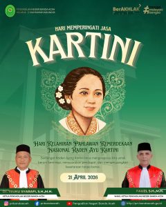 Keluarga Besar Pengadilan Negeri Banda Aceh mengucapkan selamat memperingati Hari Kartini